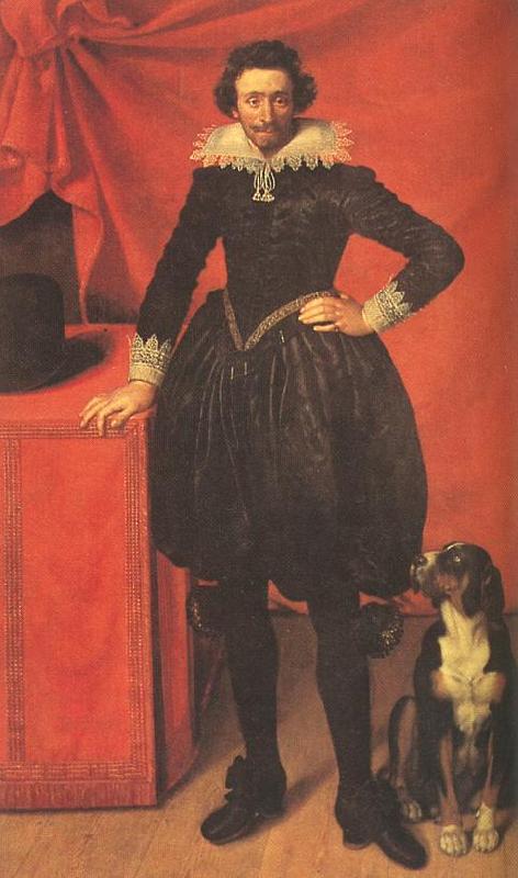 POURBUS, Frans the Younger Portrait of Claude de Lorrain, Prince of Chevreuse af oil painting image
